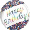 Funny Balloons Usa Foil Balloons Iridescent Birthday Confetti 4128401