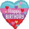 Funny Balloons Usa Rainbow Hearts Birthday 4131801 Foil Balloons