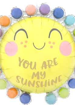 Funny Balloons Usa Foil Balloons You Are My Sunshine Dot Baby Circle 4156401