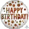 Funny Balloons Usa Satin Infused Birthday Sequins 4177401 Foil Balloons