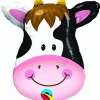 Funny Balloons Usa Mini Contented Cow 418027
