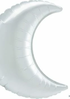 Funny Balloons Usa Foil Balloons Satin White Crescent 4182699 - 17 In