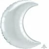 Funny Balloons Usa Satin White Crescent 4183299 - 26 In