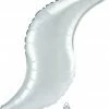 Funny Balloons Usa Foil Balloons White Satin Curve 4184599 - 19 In