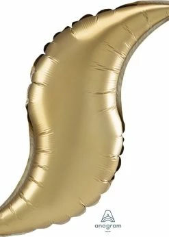 Funny Balloons Usa Gold Sateen Curve 4185299 - 28 In Foil Balloons