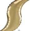 Funny Balloons Usa Gold Sateen Curve 4184699 - 19 In Foil Balloons