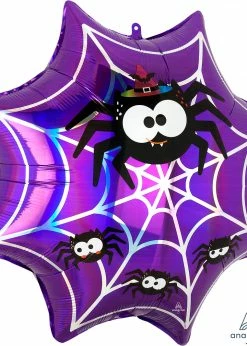 Funny Balloons Usa Iridiscent Spiderweb 4194801