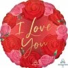 Funny Balloons Usa I Love You Circled Satin In Roses 4226401 Foil Balloons