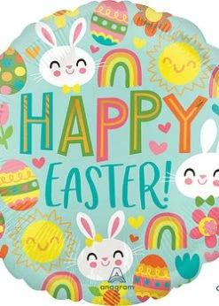 Funny Balloons Usa Foil Balloons Happy Easter Icons 4234901