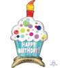 Funny Balloons Usa Foil Balloons Happy Birthday Cup Cake Centerpiece 4253811