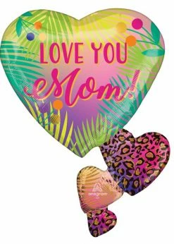 Funny Balloonsusa Love You Mom 4273501 Foil Balloons
