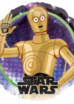 Funny Balloons Usa Star Wars Galaxy - C3PO 42754 Foil Balloons