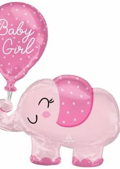 Funny Balloons Usa Foil Balloons Baby Girl Elephant And Balloon 4312401