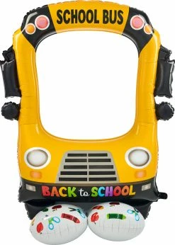 Funny Balloons Usa Foil Balloons Airloonz Selfie School Bus 4314811