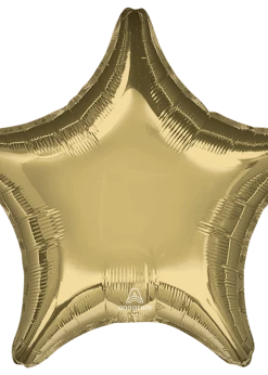 Funny Balloons Usa Foil Balloons White Gold Star 4319801 - 19 In
