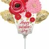Funny Balloons Usa Foil Balloons Mini HVD Satin Flower Pot 43670