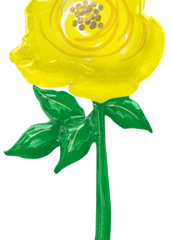 Funny Balloons Usa Yellow Flower 4419001