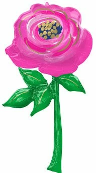 Funny Balloons Usa Pink Flower 4419101 Foil Balloons