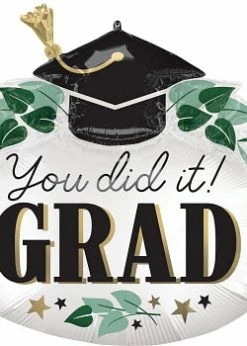 Funny Balloons Usa Satin You Did It Ivy Grad 4421501 Foil Balloons