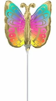Funny Balloons Usa Mini Colorful Butterfly 44230 Foil Balloons