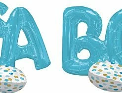 Funny Balloons Usa Foil Balloons Airloonz Phrase IT'S A BOY Kit 44488