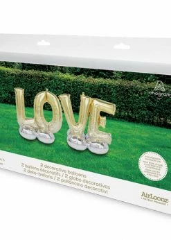 Funny Balloons Usa Foil Balloons Airloonz Phrase LOVE Kit 44489
