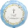 Funny Balloons Usa Foil Balloons My First Communion Blue 4450801 - 17 In