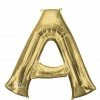 Funny Balloons Usa Foil Balloons White Gold A Giant Letter 4462701 - 34 In