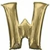 Funny Balloons Usa Foil Balloons White Gold W Giant Letter 4463101 - 34 In