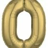 Funny Balloons Usa Foil Balloons 0 White Gold 4472401 - 26 In