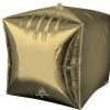 Funny Balloons Usa Foil Balloons Cubez White Gold 44765