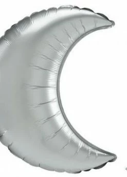 Funny Balloons Usa Foil Balloons Platinum Crescent 4182899 - 17 In