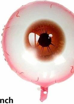 Funny Balloons Usa Halloween Bloody Eyes Balloon 54323 - 20 In Foil Balloons
