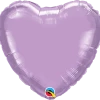 Funny Balloons Usa Foil Balloons Mini Pearl Lavender Heart 54795