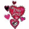Funny Balloons Usa Love You Animal Print 2553201 Foil Balloons