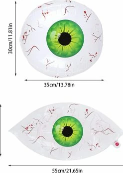Funny Balloons Usa Halloween Green Eye 120114 Foil Balloons