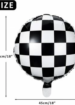 Funny Balloons Usa CheckerBoard Balloon 14066 Foil Balloons
