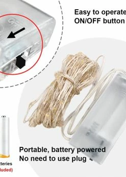 Funny Balloons Usa Led Light Balloon Strings - White Accessories