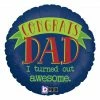 Funny Balloonsusa Foil Balloons Awesome Dad 36957