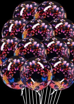 Funny Balloons Usa Butterflies Bubble Balloon 20 In Bubbles