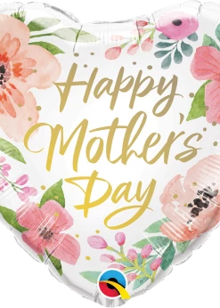 Funny Balloons Usa Happy Mother's Day Pink Floral 82207 Foil Balloons