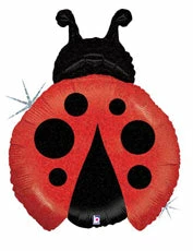Funny Balloonsusa Little Ladybug Red 85667
