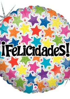 Funny Balloons Usa Foil Balloons Felicidades Estrellas 86871