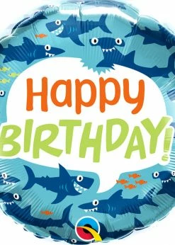 Funny Balloonsusa Birthday Fun Sharks 97379