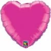 Funny Balloons Usa Mini Magenta Heart 99339 - 4 In
