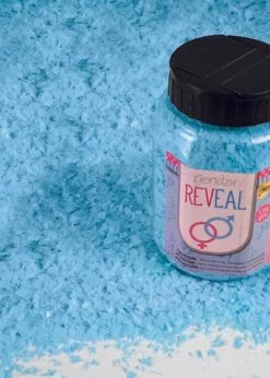 Funny Balloons Usa Accessories Pastel Blue Confetti Jar 99678