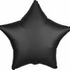 Funny Balloons Usa Satin Luxe Onyx Star 38036