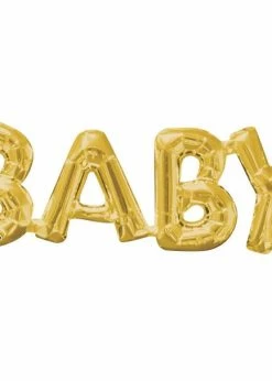 Funny Balloons Usa Baby Gold Phrase 3376301 Foil Balloons