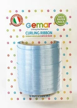 Funny Balloons Usa Accessories Curling Ribbon Light Blue 031522