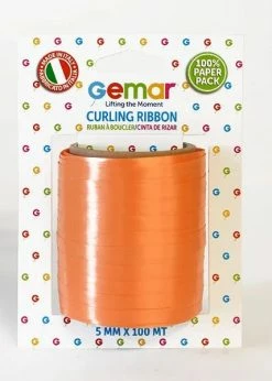 Funny Balloons Usa Accessories Curling Ribbon Orange 031584